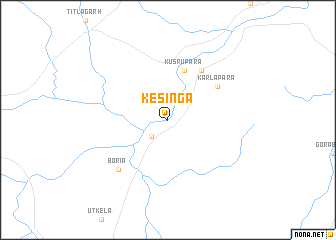 map of Kesinga
