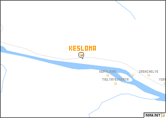 map of Kesloma