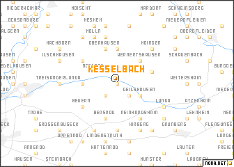 map of Kesselbach