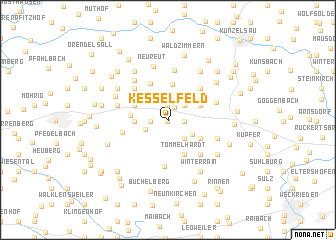 map of Kesselfeld