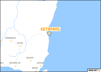 map of Ketapang