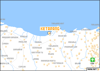 map of Ketapang