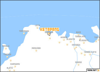 map of Ketapang