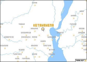 map of Ketawawena