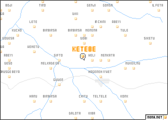 map of Ketebē