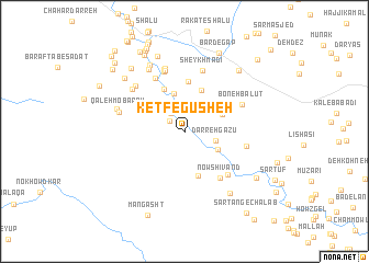 map of Ketf-e Gūsheh