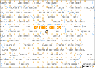 map of Kethurikailās