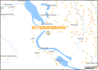 map of Keti Qādar Bakhsh