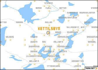 map of Kettilsbyn