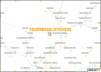 map of Keur Abdoulaye Sissé
