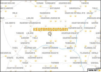 map of Keur Amadou Ndari