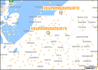 map of Keur Amadou Ndiaye