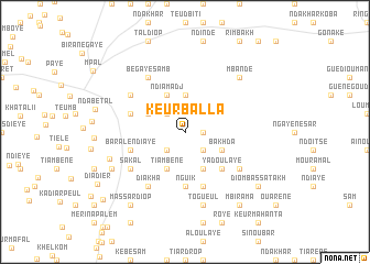 map of Keur Balla