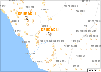 map of Keur Dâli