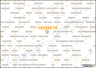 map of Keur Dètié