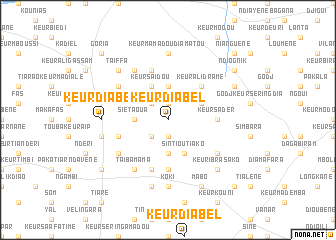 map of Keur Diabèl
