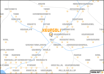 map of Keur Goli