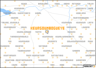 map of Keur Goumbo Guéye