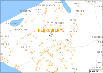 map of Keur Guilaye