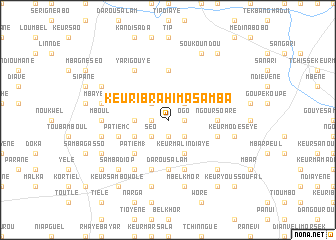 map of Keur Ibrahima Samba