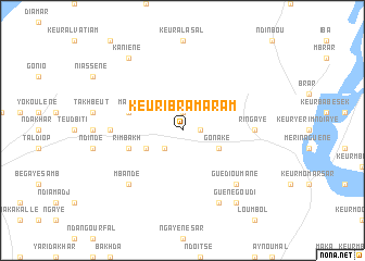map of Keur Ibra Maram