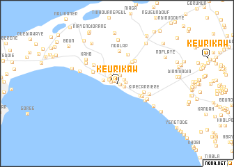 map of Keuri Kaw