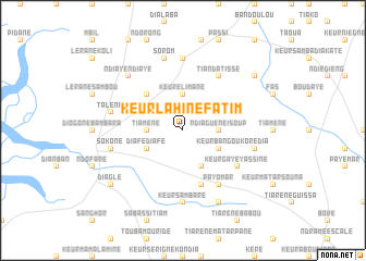 map of Keur Lahine Fatim