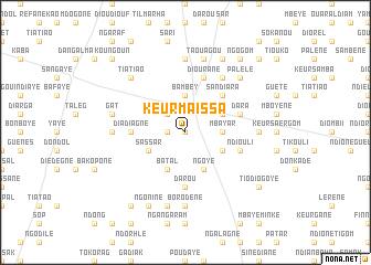 map of Keur Maïssa