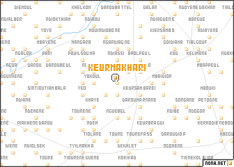 map of Keur Makhari