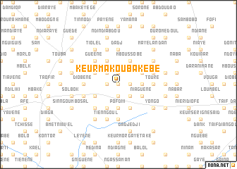 map of Keur Makouba Kébé