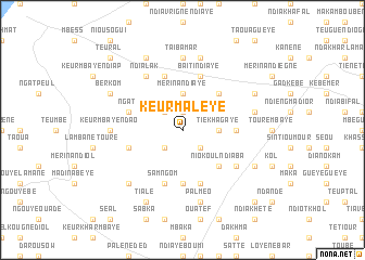 map of Keur Maleye