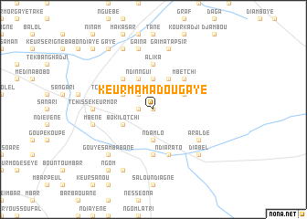 map of Keur Mamadou Gaye