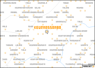 map of Keur Massamba