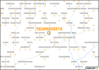 map of Keur Massèye