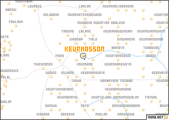 map of Keur Masson