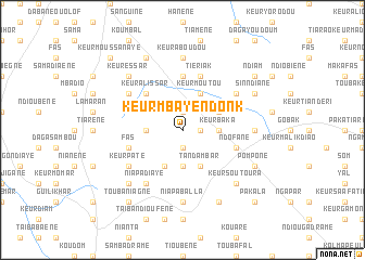 map of Keur Mbaye Ndonk