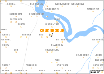 map of Keur Mbogué