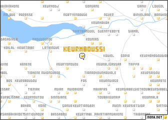 map of Keur Mboussi