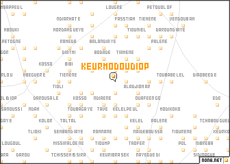 map of Keur Modou Diop