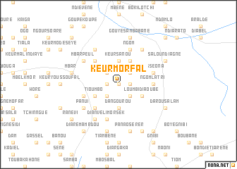 map of Keur Morfal