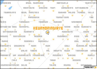 map of Keur Mori Ndiaye