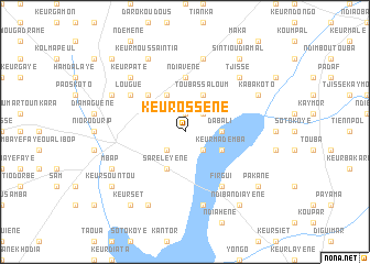 map of Keur Ossène