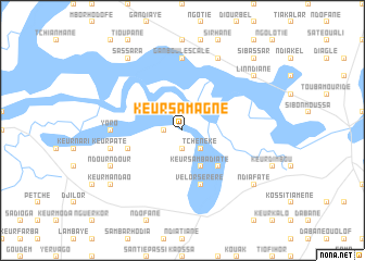 map of Keur Samagne