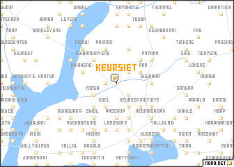 map of Keur Sièt