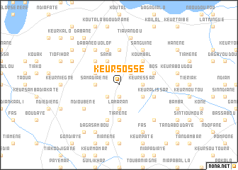 map of Keur Sossé