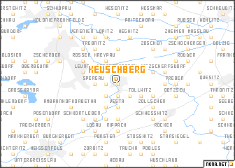 map of Keuschberg