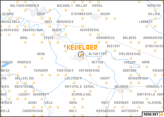 map of Kevelaer