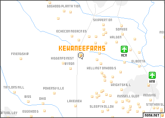 map of Kewanee Farms