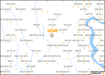 map of Kewa