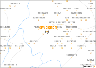 map of Kéyakoro